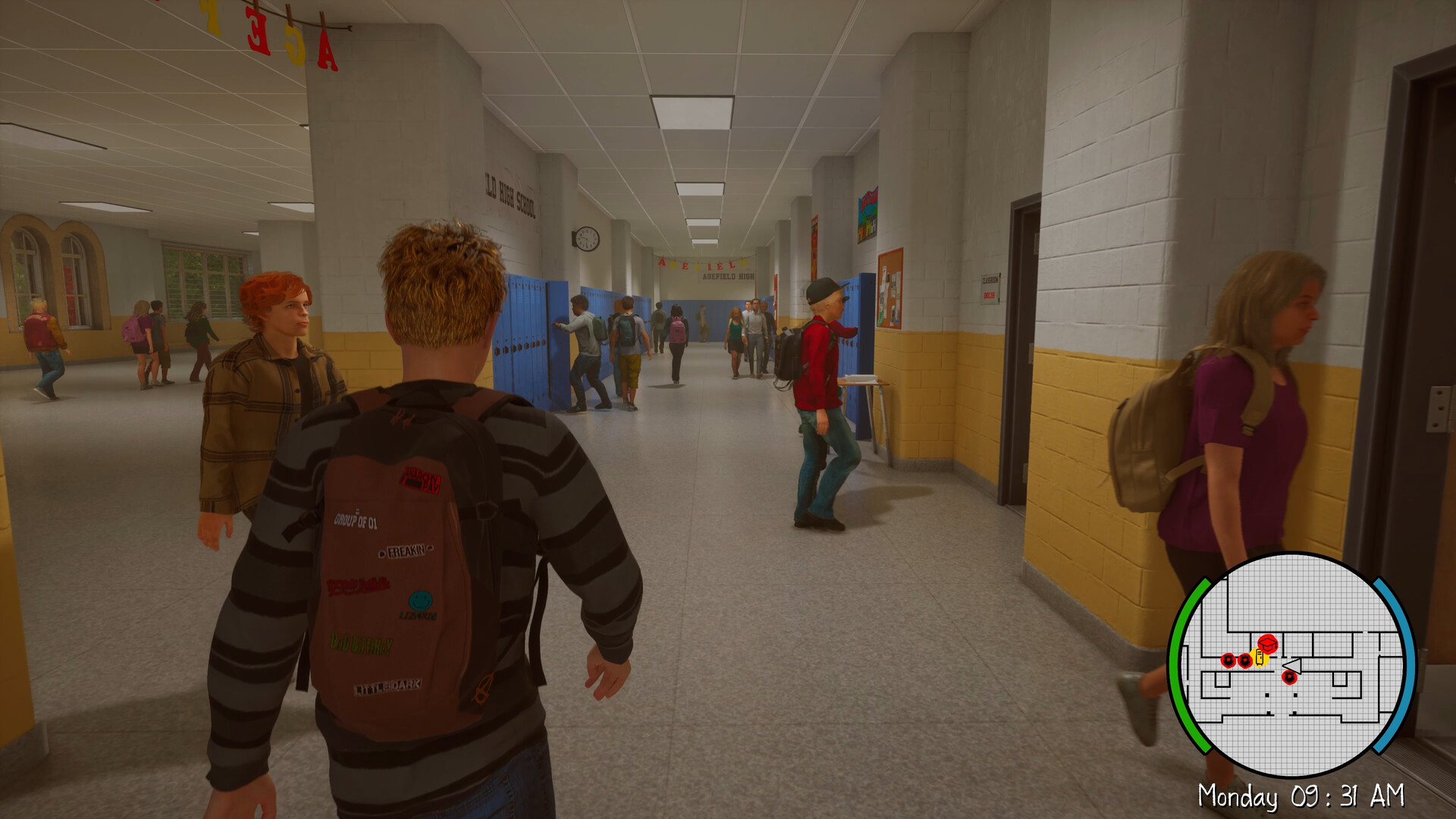 Official Agefield High screenshot inside a classroom