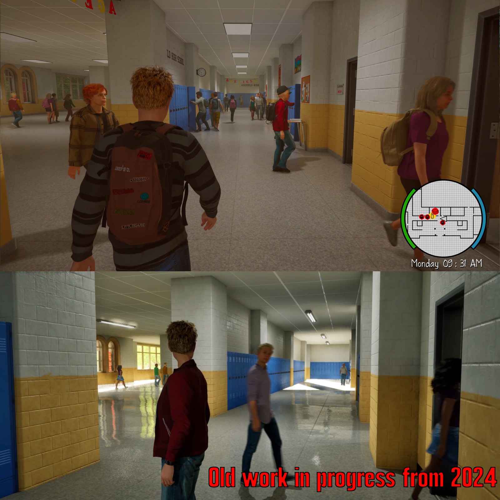 Agefield High school environment in early 2024