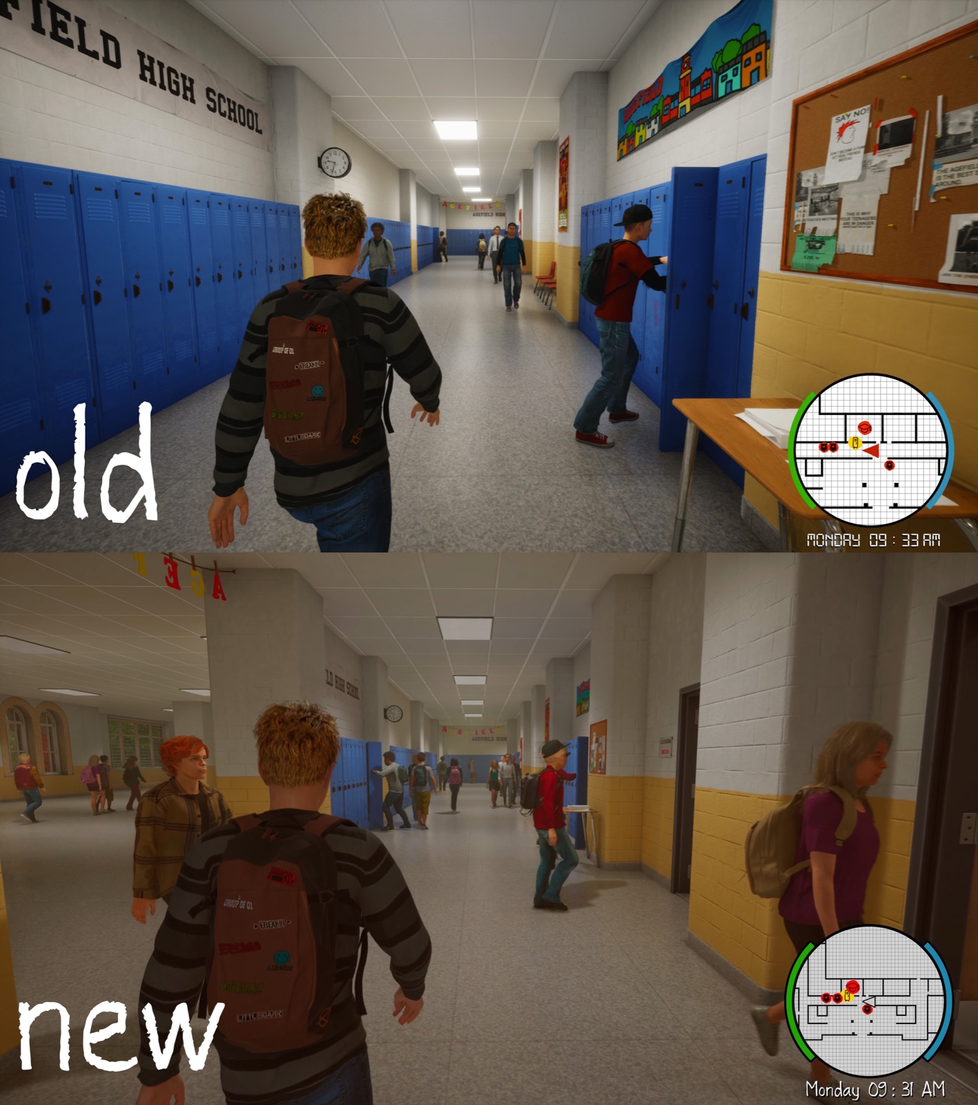 Additional Agefield High comparison screenshot